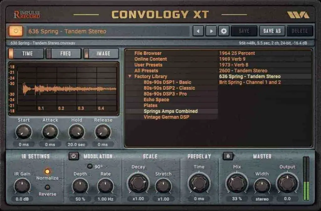 free convolution reverb vst