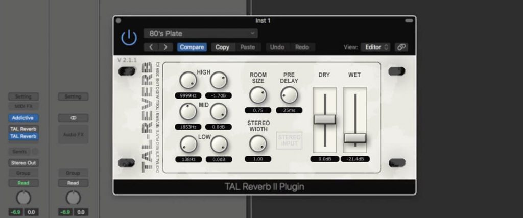 Free Plate Reverb VST