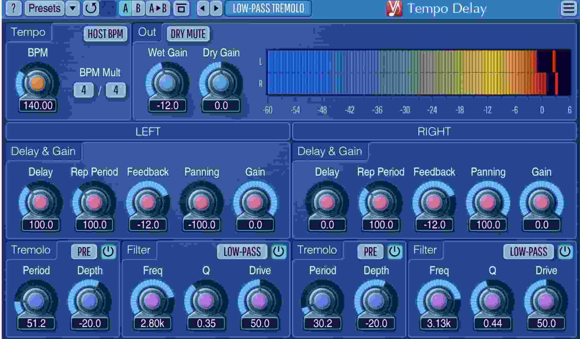 Panning vst. Tempo delay (Voxengo). Delay plugin VST. Stereo delay VST. Voxengo Sound delay.